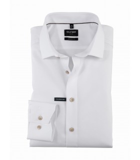Chemise ml uni olymp 00blanc
