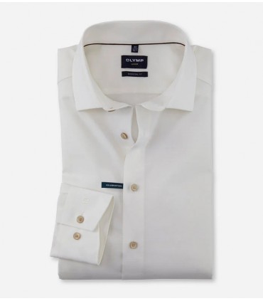 Chemise ml uni olymp 20ivoire