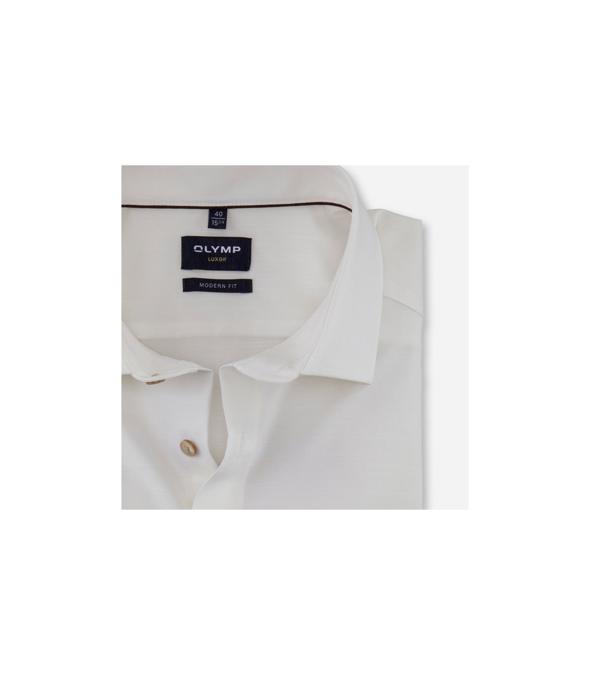 Chemise ml uni olymp 20ivoire