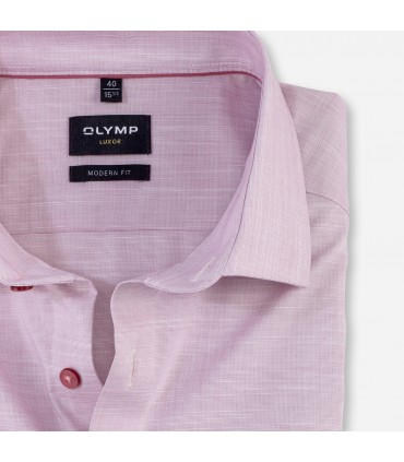 Chemise ml uni olymp 93framboise