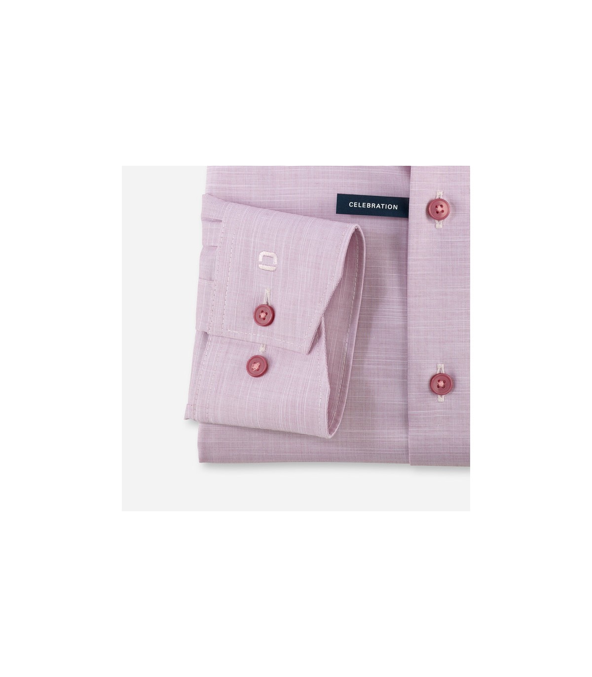 Chemise ml uni olymp 93framboise