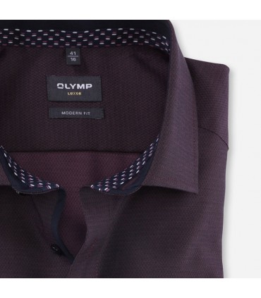 Chemise ml fantaisie olymp 93bordeaux