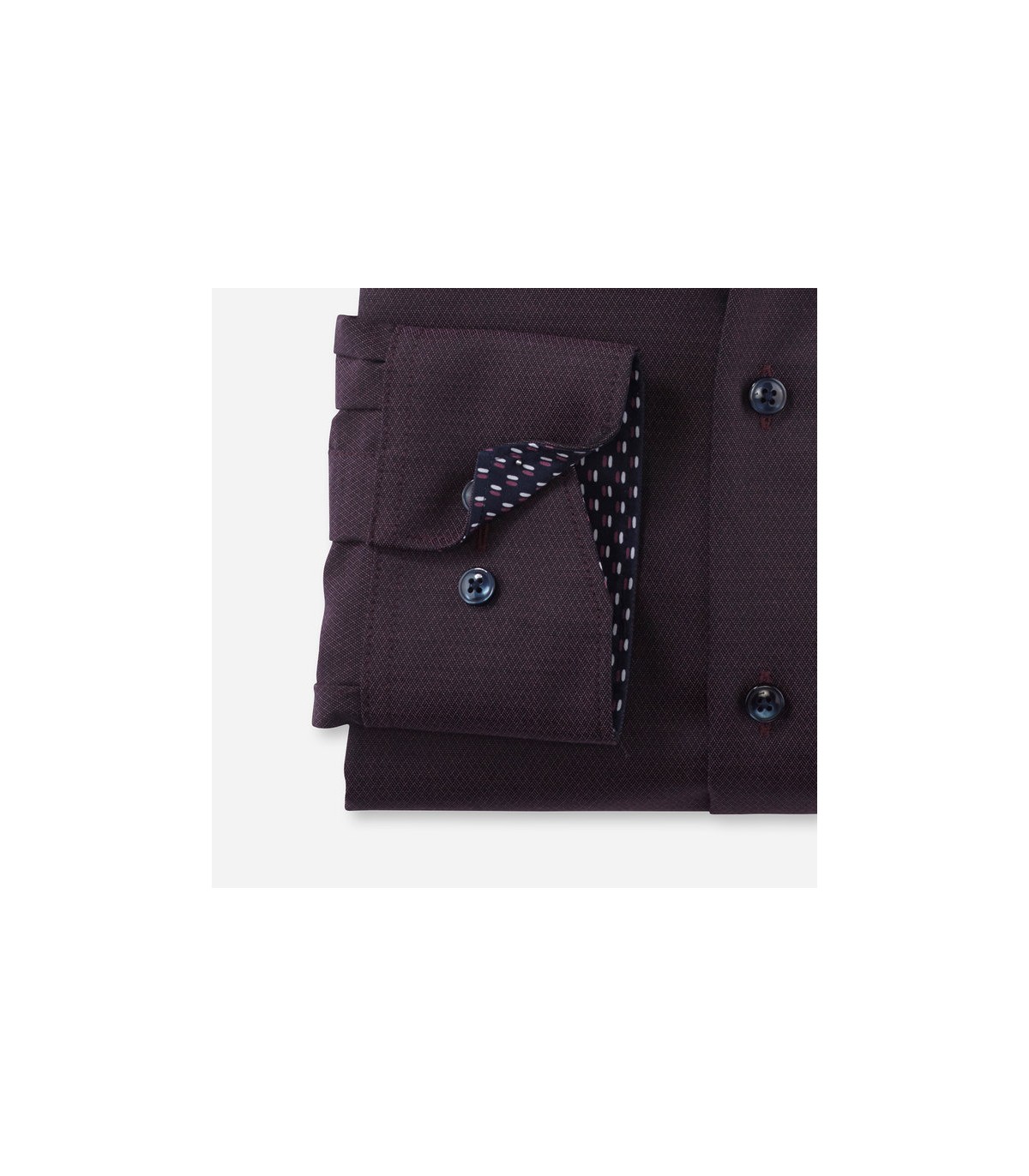 Chemise ml fantaisie olymp 93bordeaux