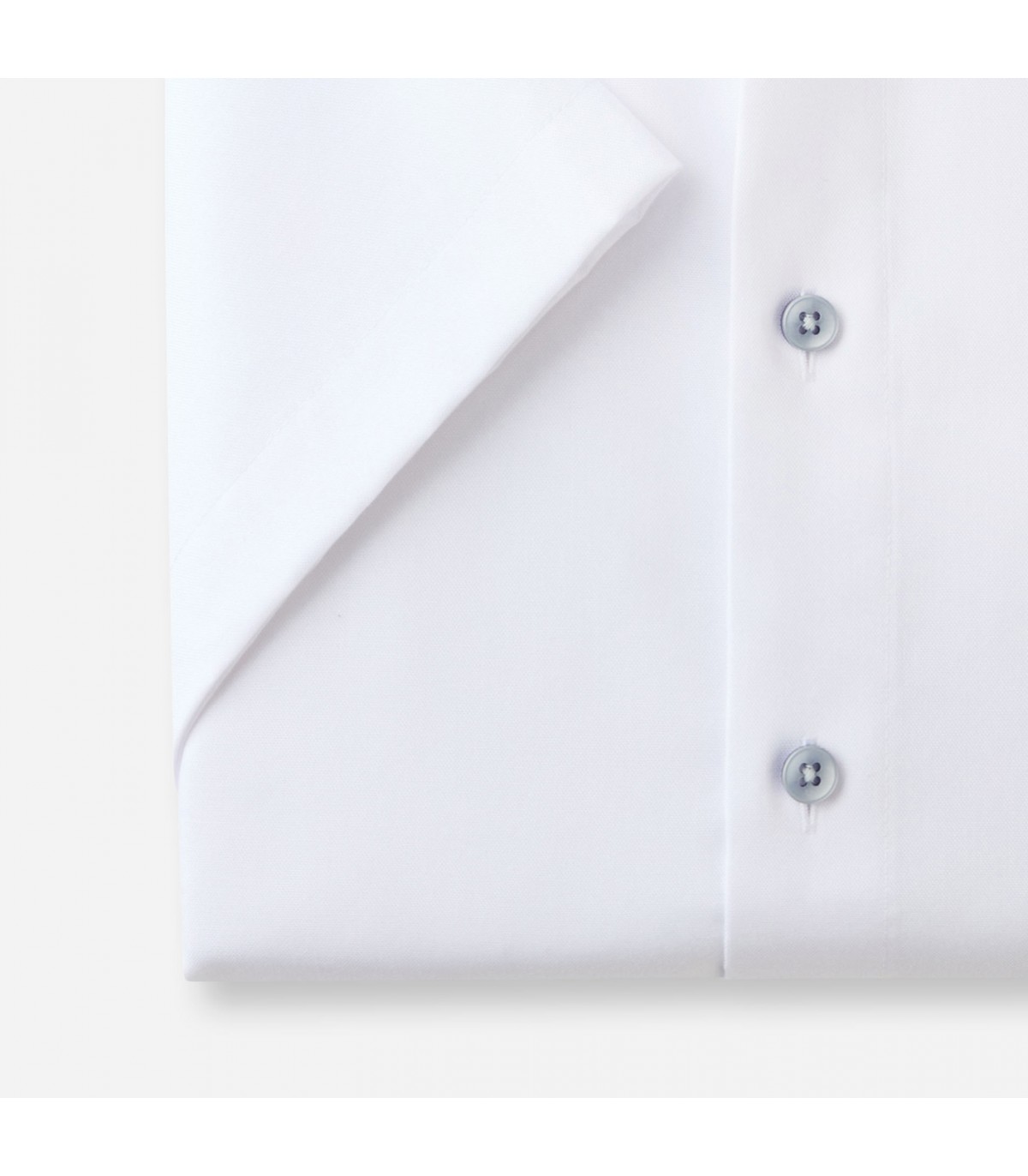 Chemise mc uni olymp 00blanc