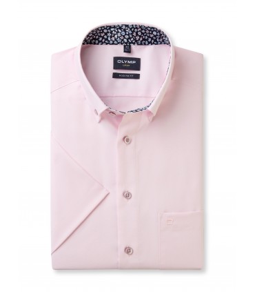 Chemise mc uni olymp 30rose