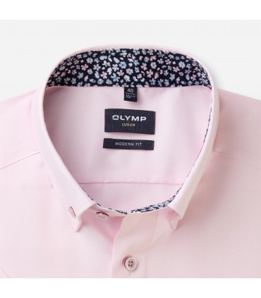 Chemise mc uni olymp 30rose