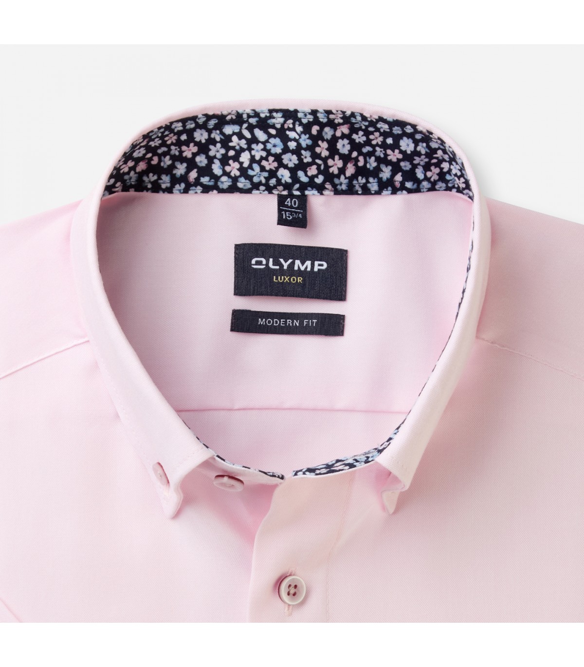 Chemise mc uni olymp 30rose