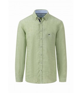 Chemise ml uni fynch hatton 711vert