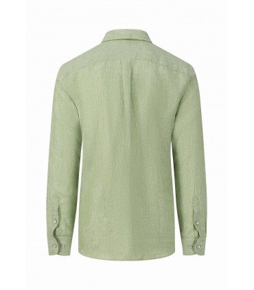 Chemise ml uni fynch hatton 711vert