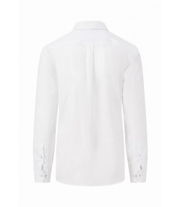 Chemise ml uni fynch hatton 802blanc