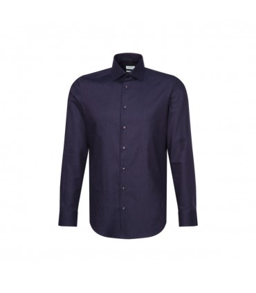 Chemise ml uni seidensticker 19marine