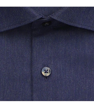 Chemise ml uni seidensticker 19marine