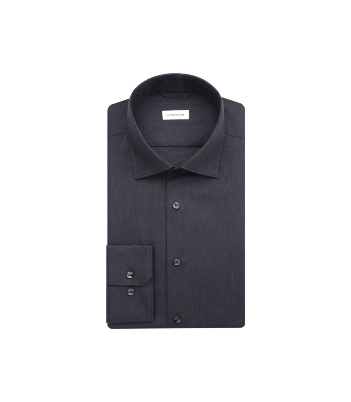 Chemise ml uni seidensticker 19marine
