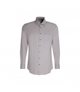 Chemise ml fantaisie seidensticker 35gris
