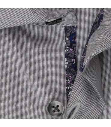 Chemise ml fantaisie seidensticker 35gris