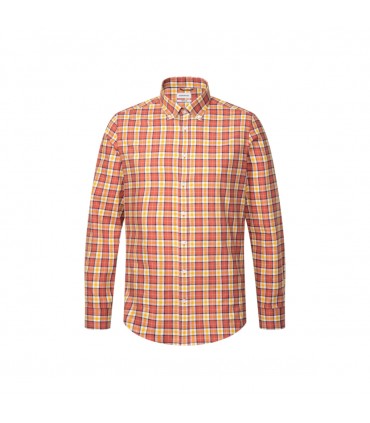 Chemise ml fantaisie seidensticker 66orange