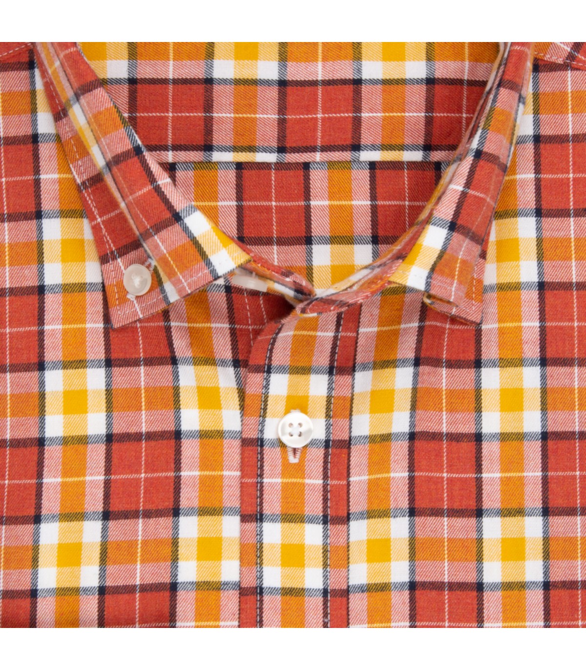 Chemise ml fantaisie seidensticker 66orange