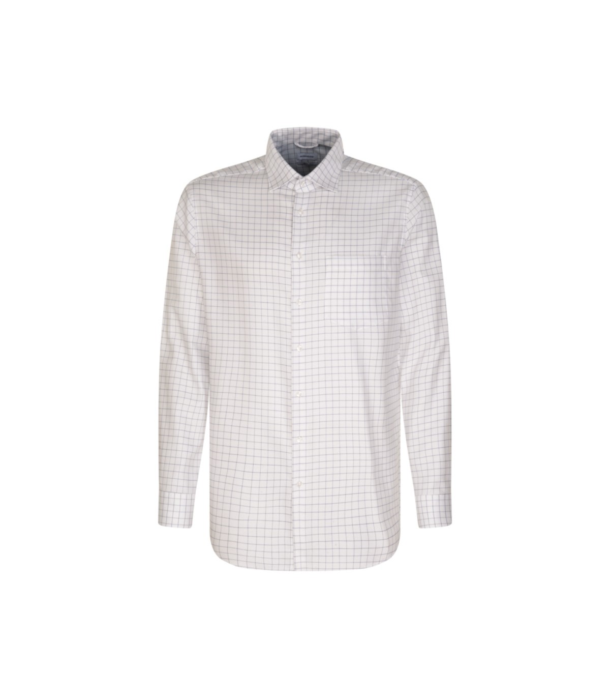 Chemise ml fantaisie seidensticker 15bleu