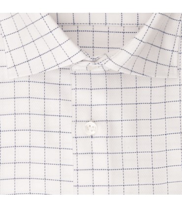 Chemise ml fantaisie seidensticker 15bleu