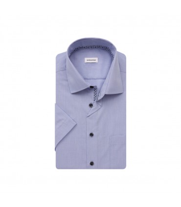 Chemise mc fantaisie seidensticker 13bleu