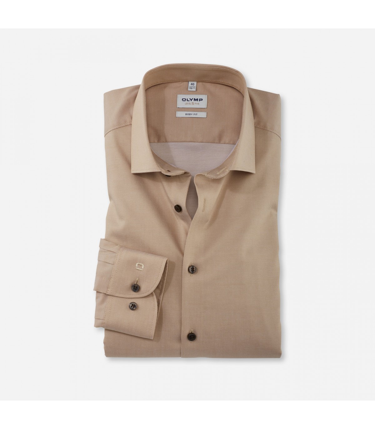 Chemise ml uni olymp 22beige