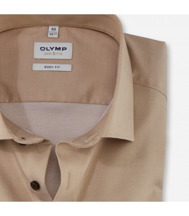 Chemise ml uni olymp 22beige