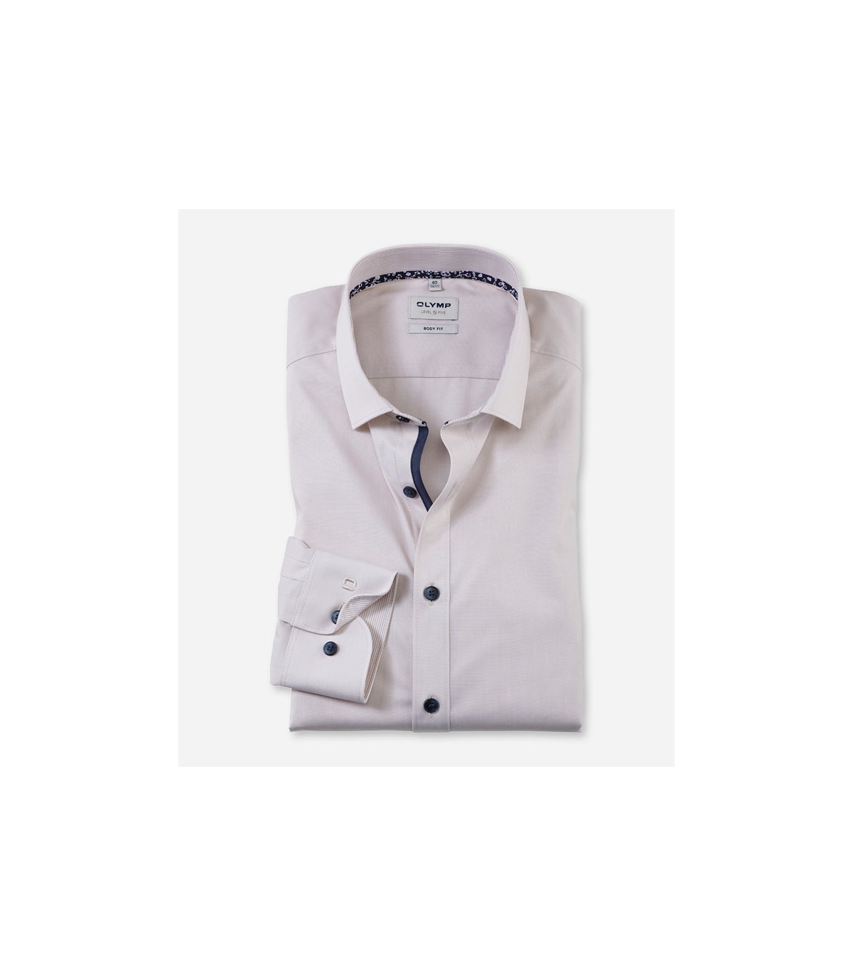 Chemise ml uni olymp 22beige