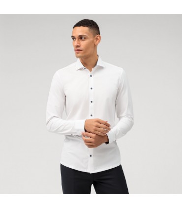 Chemise ml fantaisie olymp 00blanc