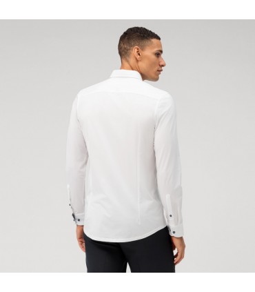 Chemise ml fantaisie olymp 00blanc