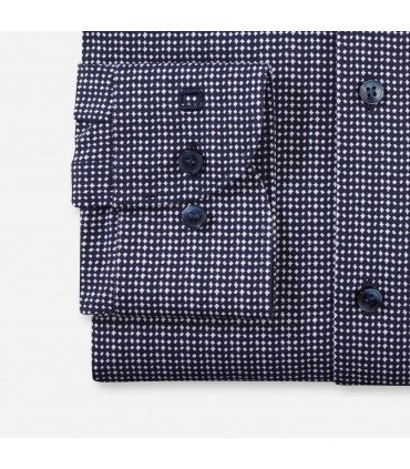 Chemise ml fantaisie olymp 18bleu