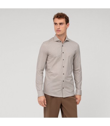 Chemise ml fantaisie olymp 22beige
