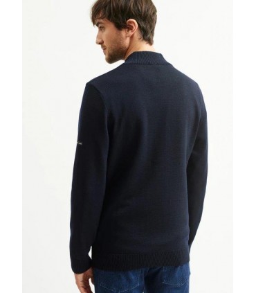 Gilet zippe saint-james 5jnavy/gris