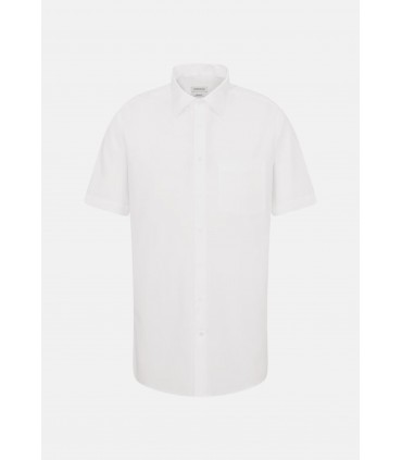 Chemise mc uni seidensticker 01blanc