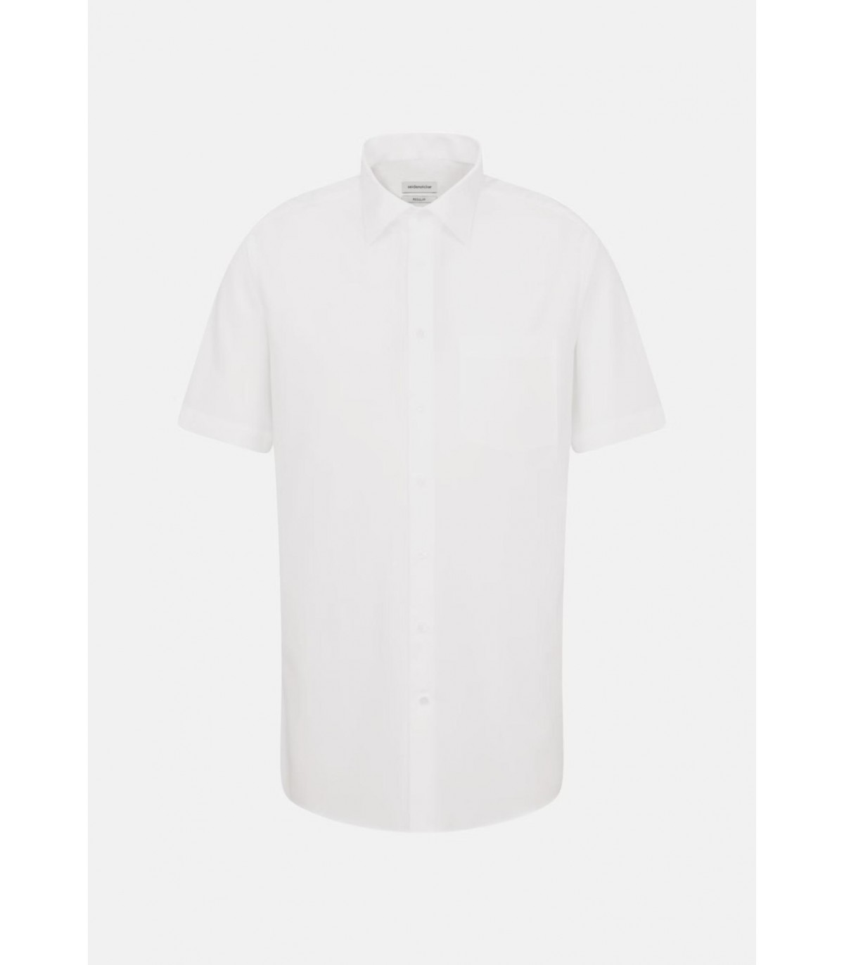 Chemise mc uni seidensticker 01blanc