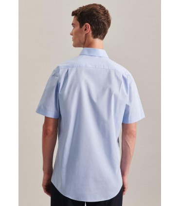 Chemise mc uni seidensticker 48ciel