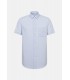 Chemise mc uni seidensticker 48ciel
