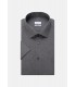 Chemise mc uni seidensticker 67gris