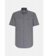 Chemise mc uni seidensticker 67gris