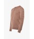 Pull col rond delahaye 355tabac