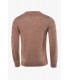 Pull col rond delahaye 355tabac
