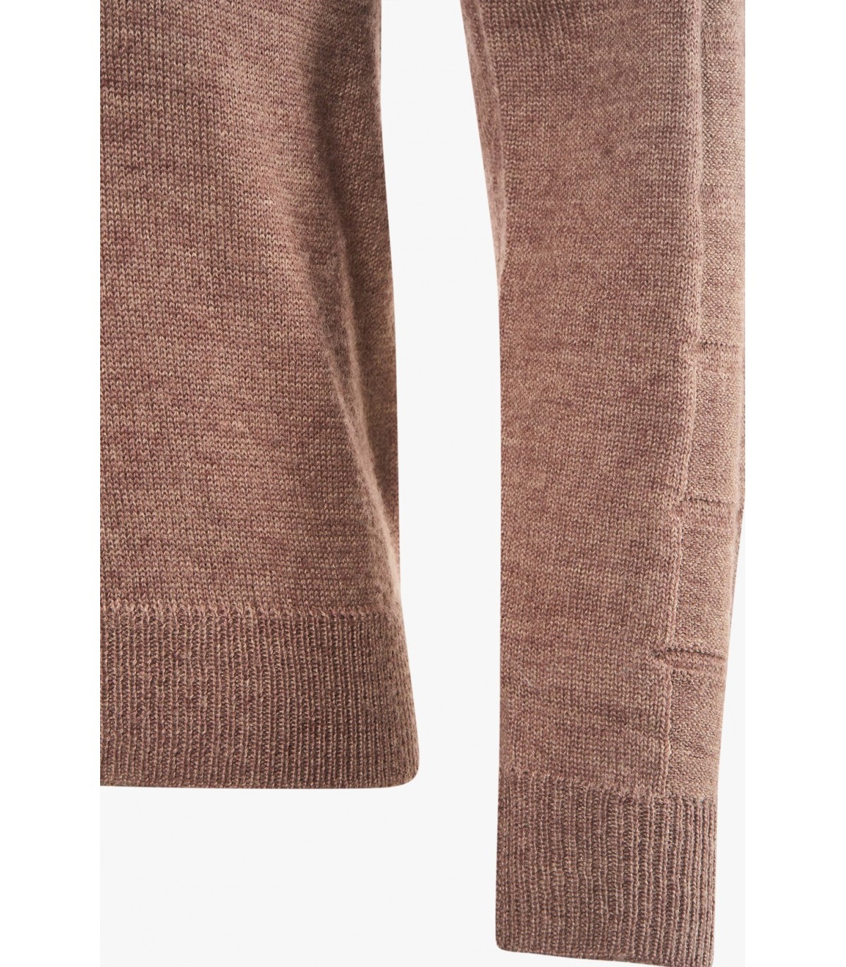 Pull col rond delahaye 355tabac