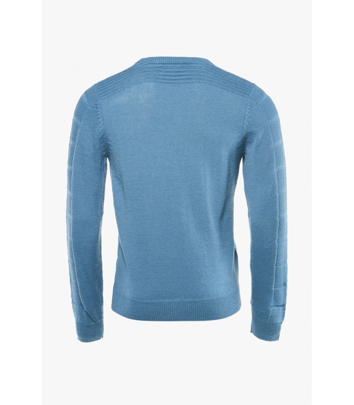 Pull col rond delahaye 566petrole