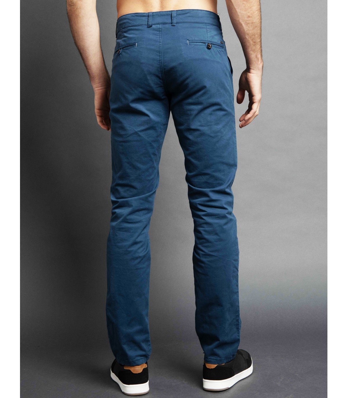 Pantalon chino delahaye 467petrole