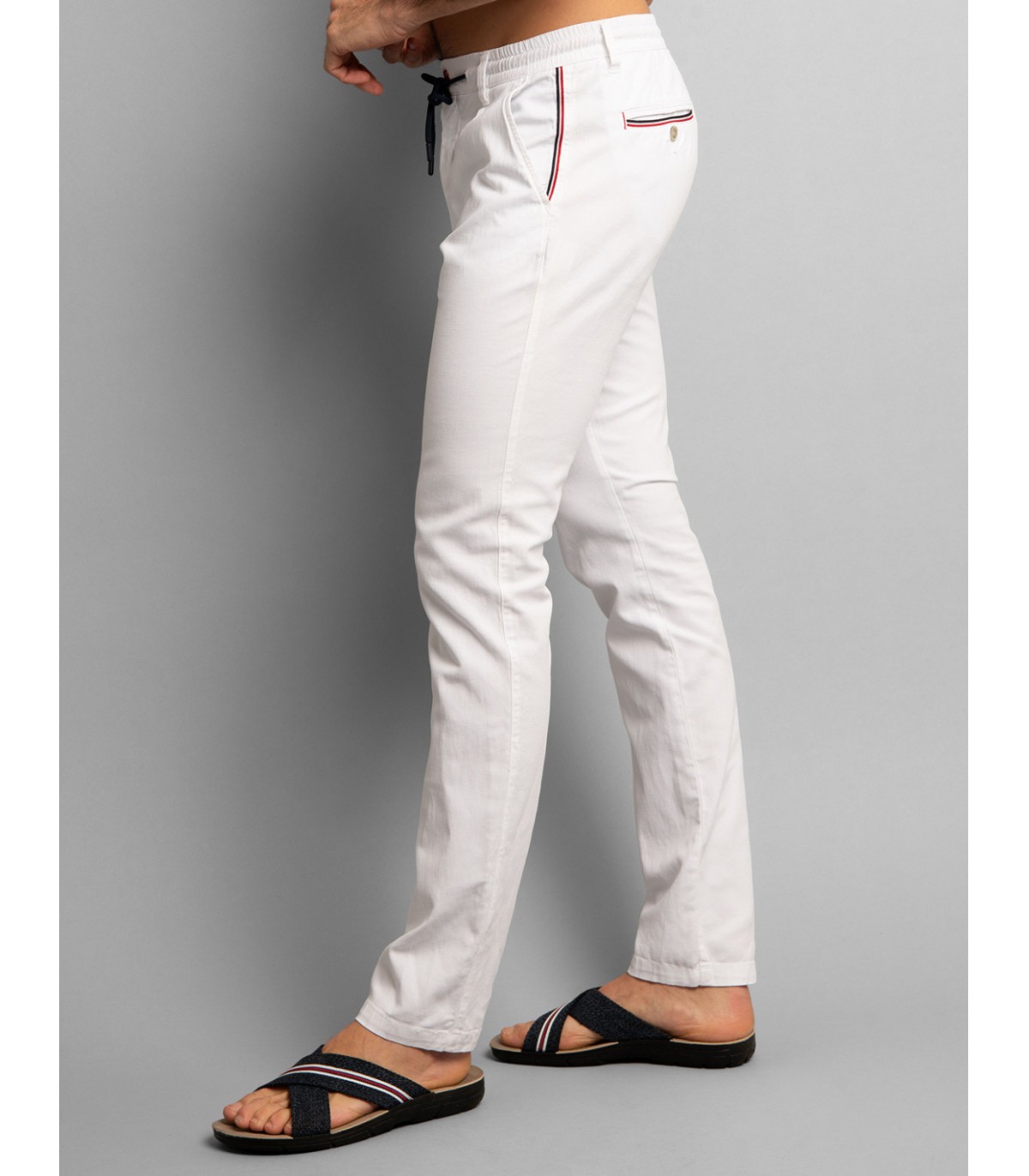 Pantalon city delahaye 001white