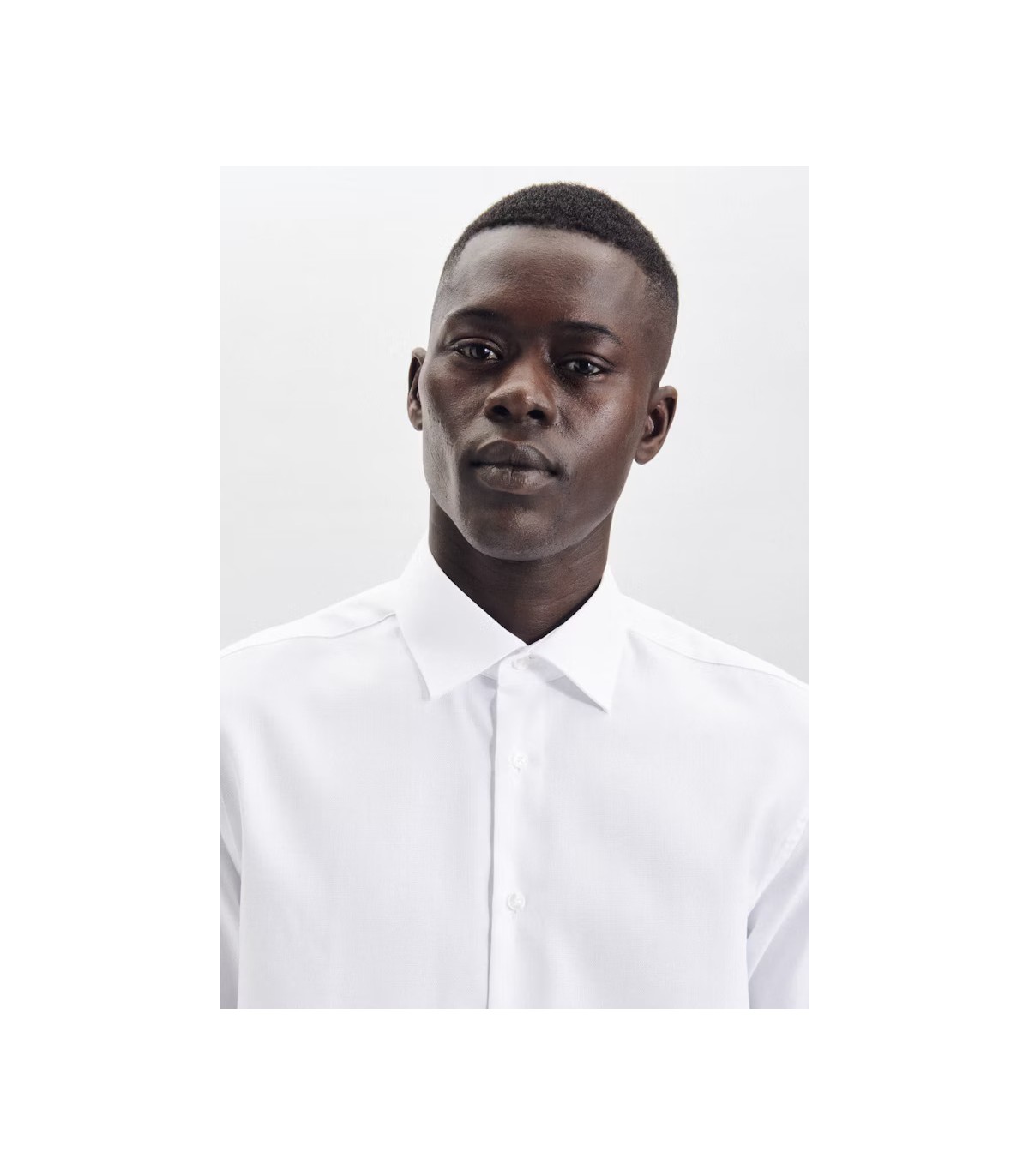 Chemise ml uni seidensticker 01blanc
