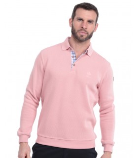 Polo ml ethnic blue rose