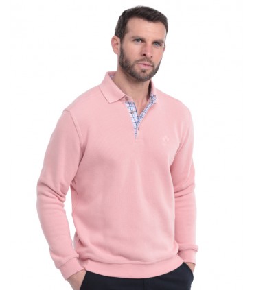 Polo ml ethnic blue rose