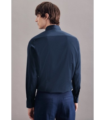 Chemise ml uni seidensticker 39noir