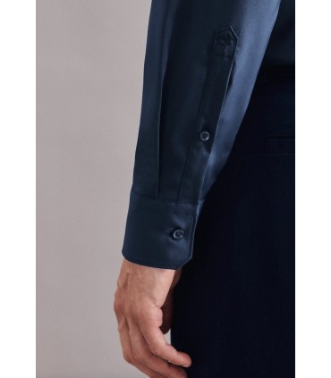 Chemise ml uni seidensticker 39noir