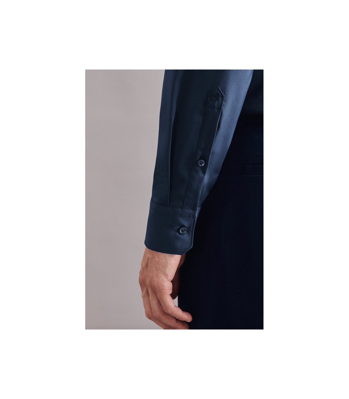 Chemise ml uni seidensticker 39noir